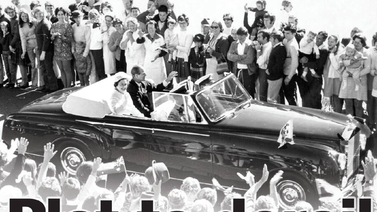 The Queen and Prince Phillip in the Royal cavalcade through Orange, probably totally oblivious to the previous nights drama at Lithgow. Picture by Len Ashworth.