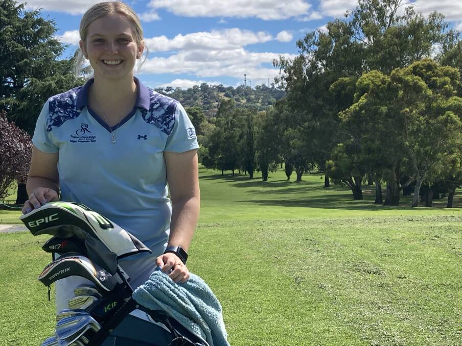 BIG MOMENT: Bathurst talent Cowra Golf Club trainee professional Casey Thompson will take part in her first Pro-Am as a trainee at Campbelltown on Monday.