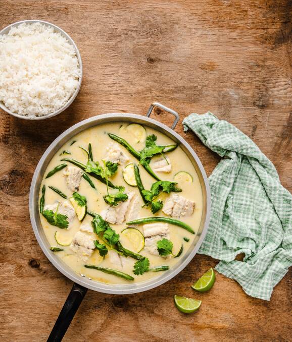 Thai green fish curry. Picture by Melissa Darr