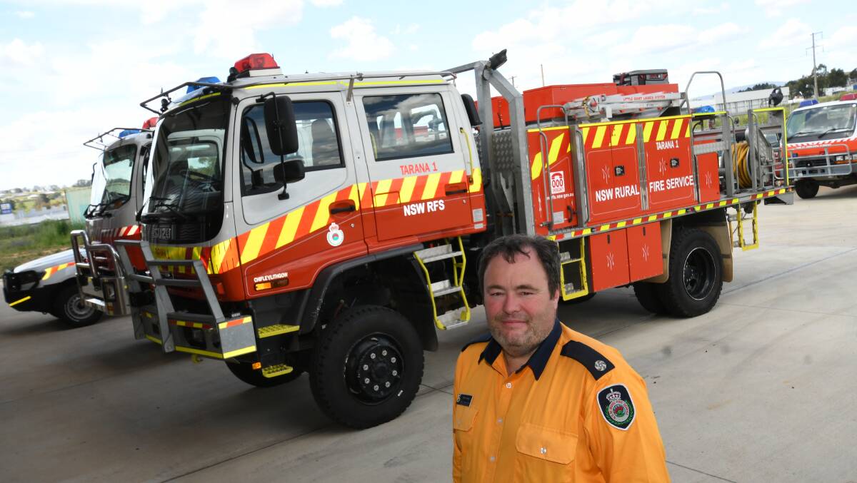 PREPARED: NSW Rural Fire Service operational officer Brett Taylor. PICTURE: File