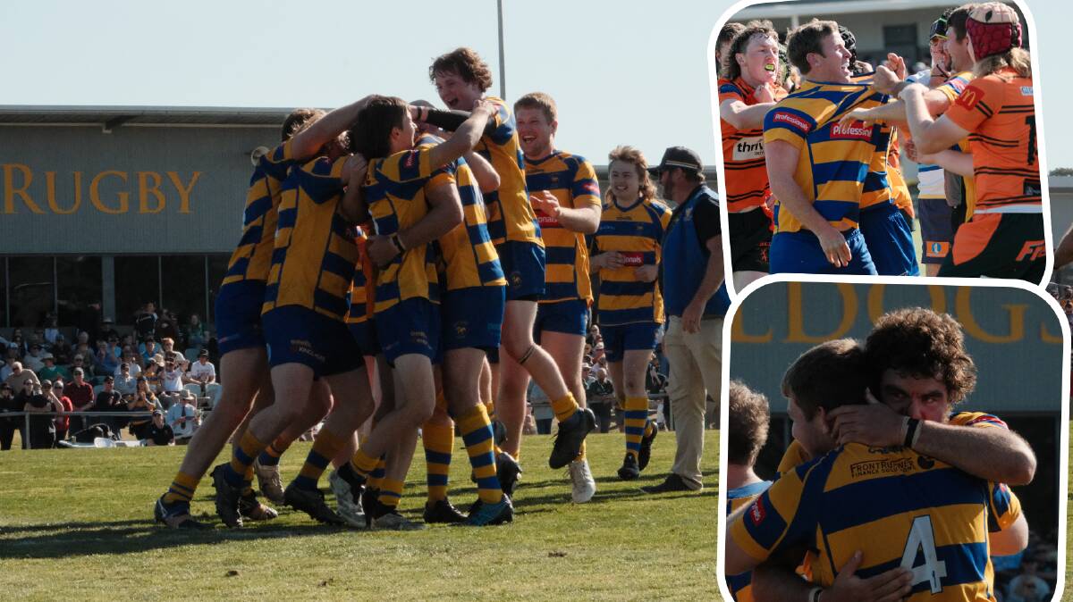 There was plenty of emotion as the Bathurst Bulldogs defeated the Orange City Lions in the Blowes Clothing Cup second grade grand final. Pictures by James Arrow