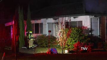 The scene of the house fire in Icely Road on June 6. Picture by Troy Pearson/TNV