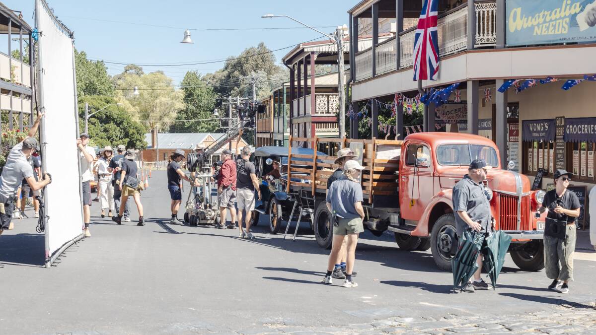 The Central West town of Millthorpe was used to film the new SBS drama While the Men are Away. Picture by SBS