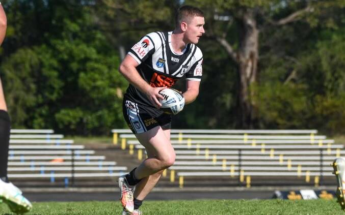 Tyler Colley pictured in his NSW Cup debut for the Western Suburbs Magpies. Picture by Shot of Guac Photography