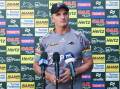 Ivan Cleary fronts the media in the lead up to the team's match at Carrington Park. Picture by Penrith Panthers.