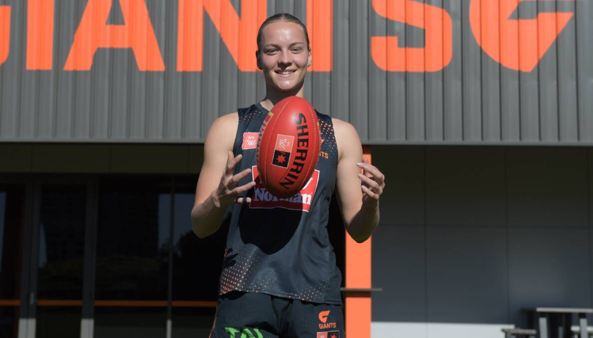 Teagan Germech has been promoted to the GWS Giants AFLW squad for 2023. Picture by GWS Giants.