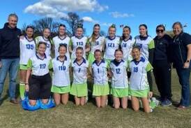 Bathurst's NSW Girls Under 16s Field Championships first string side. Picture supplied