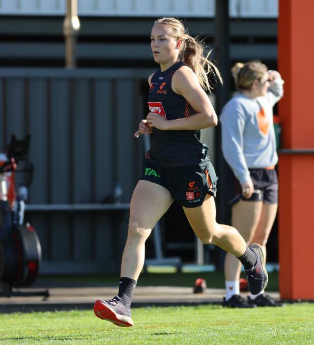 Teagan Germech will make her AFLW debut in this Sunday's GWS Giants versus Sydney Swans round one clash. Picture by GWS Giants.