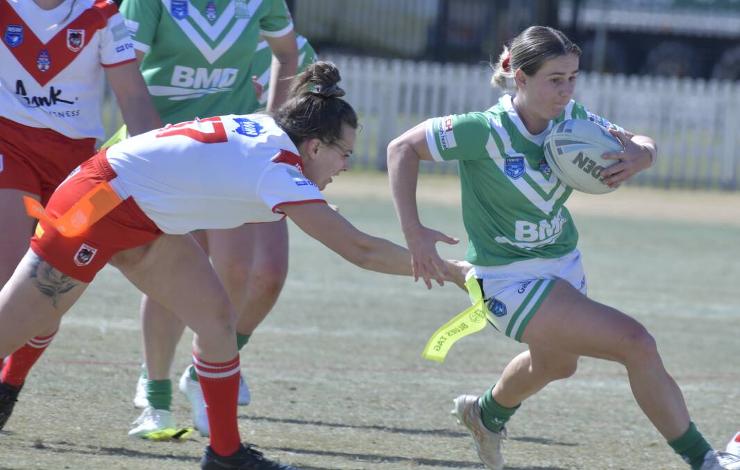 Dubbo CYMS proved too strong for the Mudgee Dragons in Sunday's semi-final at Wade Park. Picture by Jude Keogh.