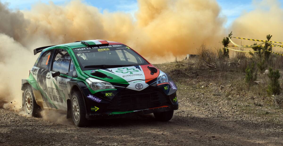 The third-placed entry of Richie Dalton and Dale Moscat. Picture by Peter Bowditch.