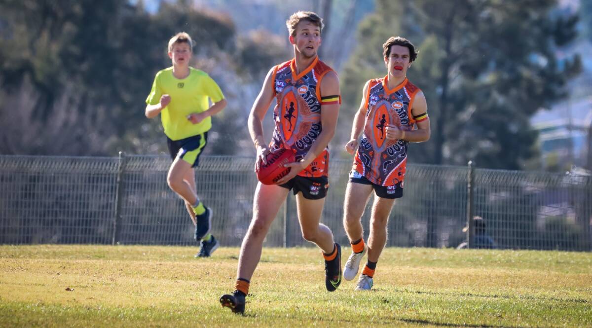 Brody Taylor celebrated his 50th match for the Bathurst Giants on Saturday.