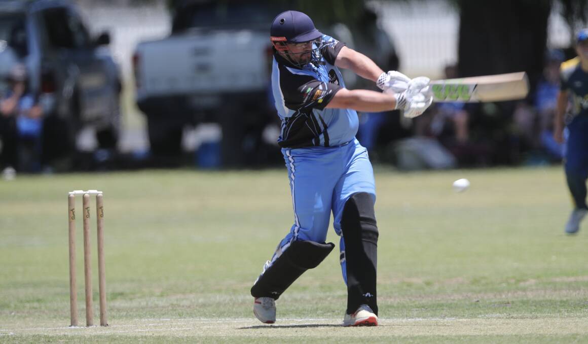 Henry Shoemark (pictured) set up City Colts' innings well before Josh Toole and Dave Henderson took control of the game. Picture by Phil Blatch.