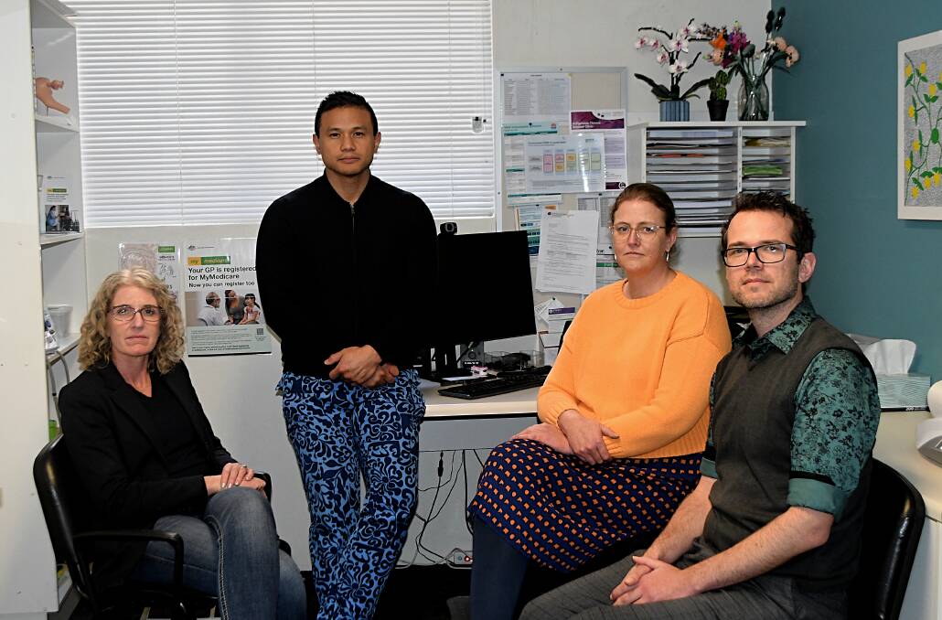 Louise McMahon, Dr Atma Rana, Dr Sarah Koffmann and Dr Marcus Hayward, the
owners of Bathurst General Practice Group. Picture by Rachel Chamberlain
