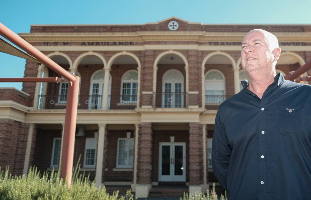 Vivability chief executive officer Nick Packham outside the former Bathurst Ambulance Station. Picture by James Arrow