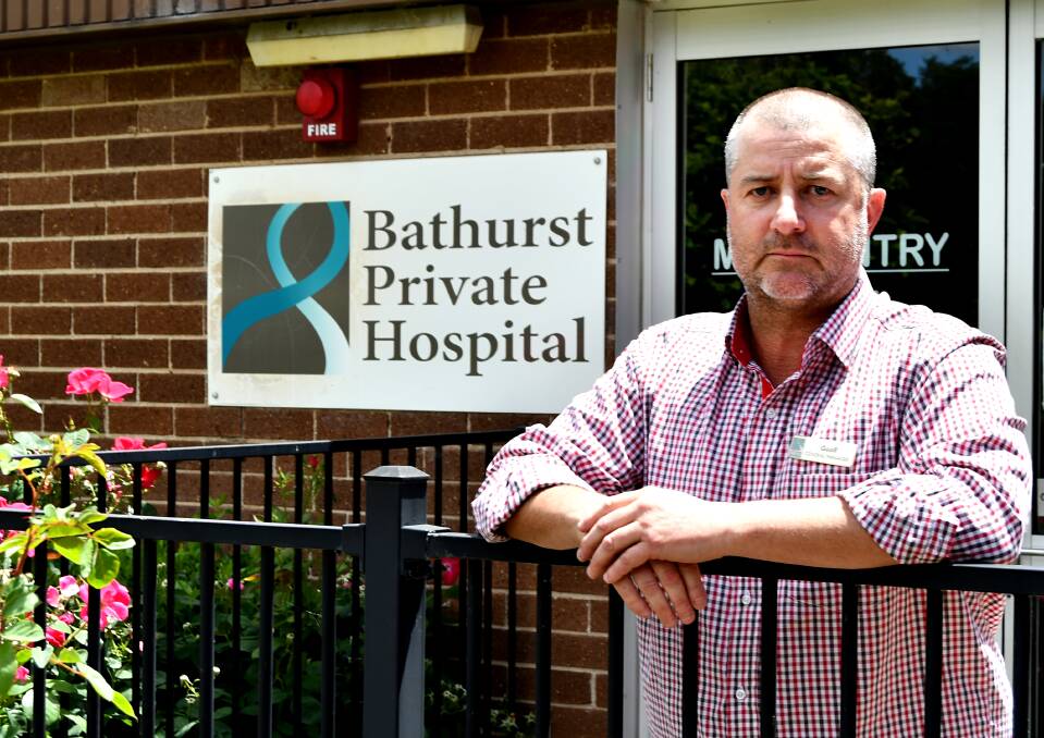 General manager of the Bathurst Private Hospital, Geoff Oakley, says the proposed Bathurst Integrated Medical Centre needs to go ahead. Picture by Rachel Chamberlain