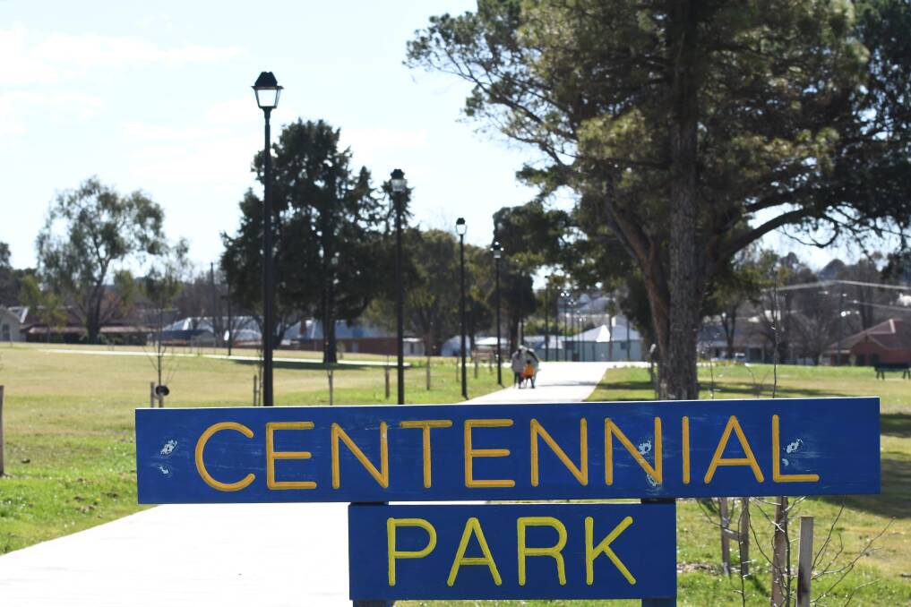 Centennial Park is set to receive more work after stage one of the upgrade was completed in May, 2023. Picture by Rachel Chamberlain