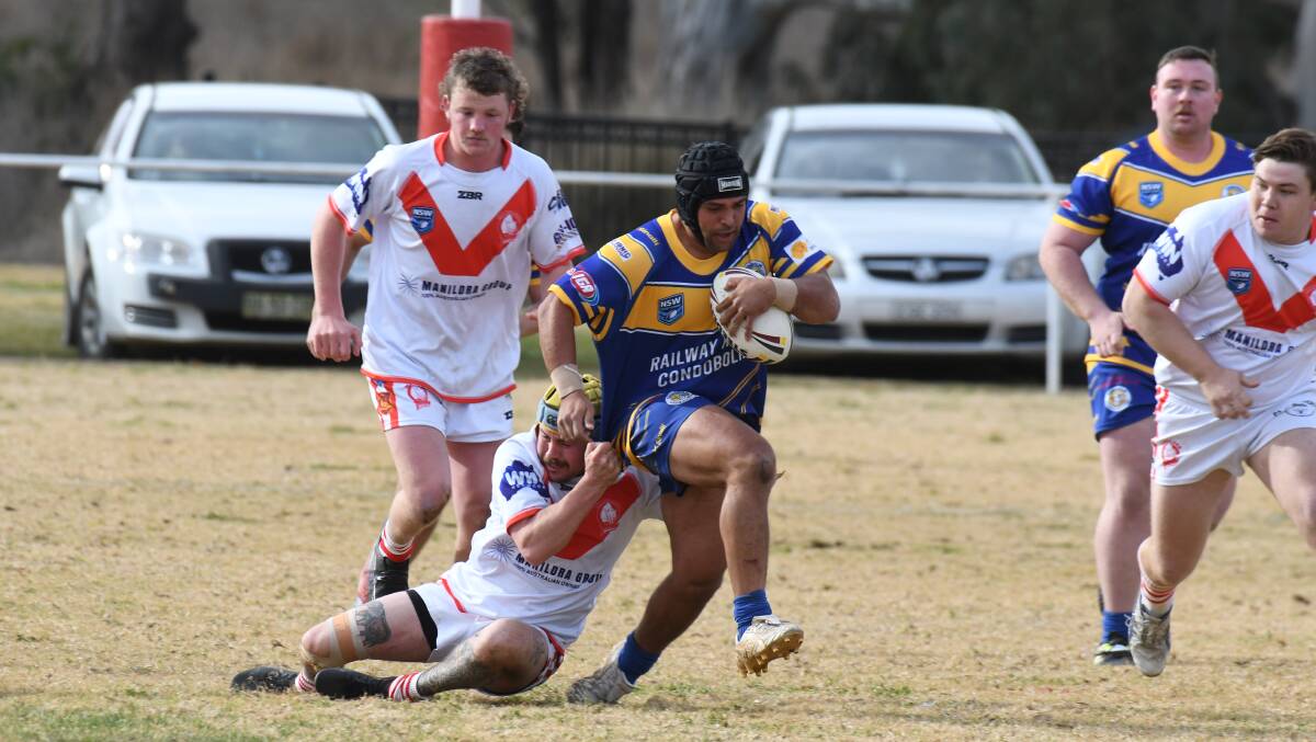 When Tyrone Johnstone plays, Condobolin are always a chance at victory. Picture by Carla Freedman 