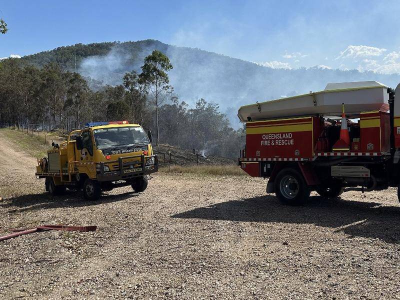 Police have charged two men with starting a series of bushfires that damaged property in Qld. (PR HANDOUT IMAGE PHOTO)