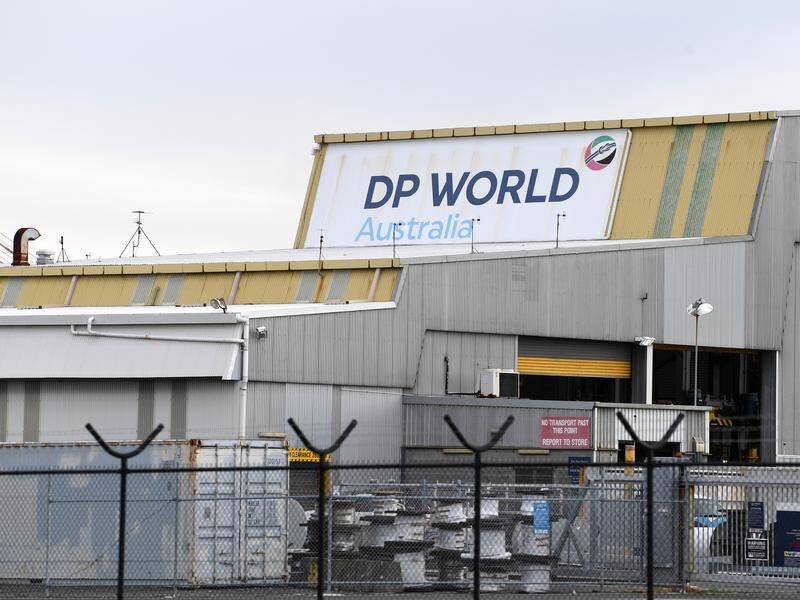 DP World Australia says it has detected and is working to contain a cybersecurity incident. (Dan Peled/AAP PHOTOS)