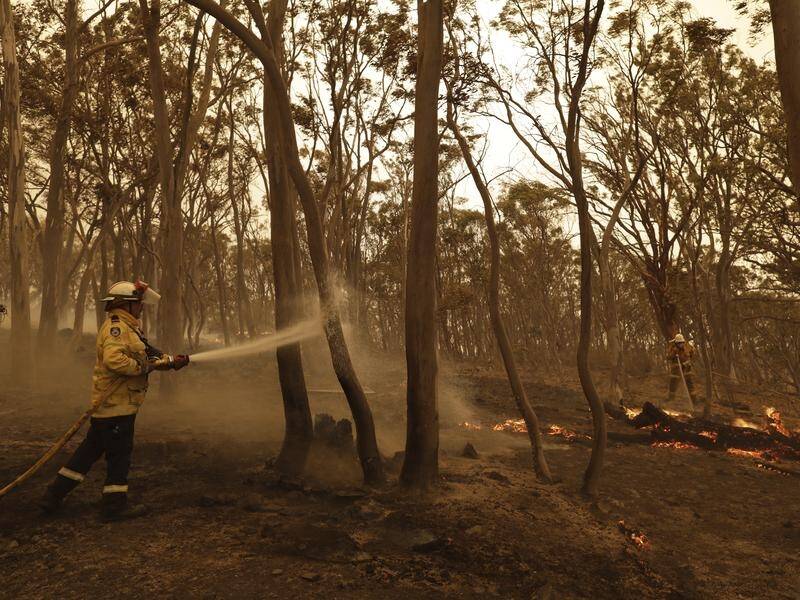 The Orroral Valley bushfire burnt through more than one-third of the ACT. (Sean Davey/AAP PHOTOS)