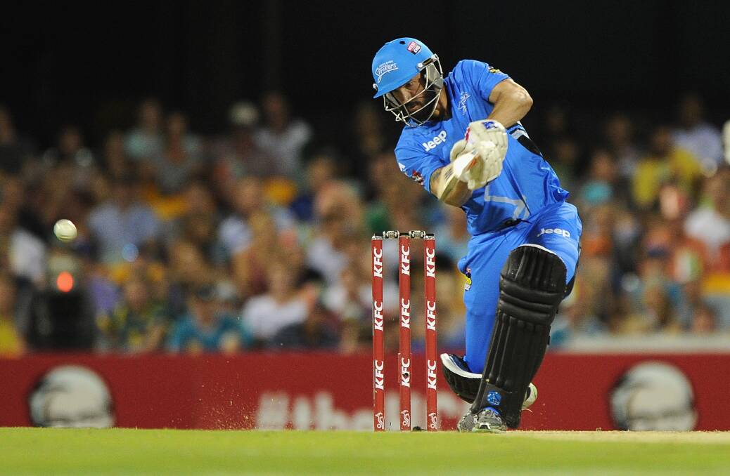 BRIEF: Bathurst cricket product Jono Dean faced just five balls during the Big Bash League match between his Adelaide Strikers and the Brisbane Heat. Photo: GETTY IMAGES 	010515dean2