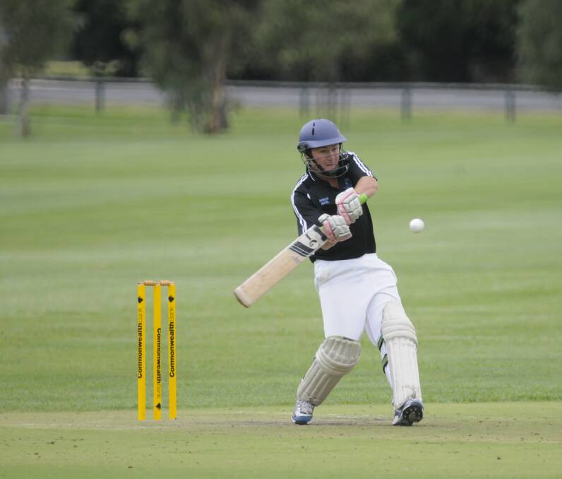 FINISHER: Josh Toole will be hoping to make a contribution somewhere at the back end of Western’s innings when they take on Newcastle in the Country Championships final on Sunday in Orange. Photo: CHRIS SEABROOK 	012212cplc6