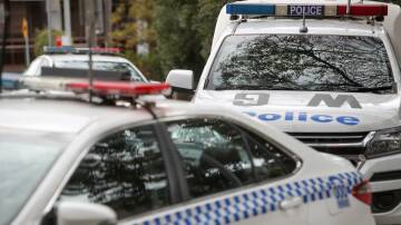 NSW Police cars. Picture Adam McLean